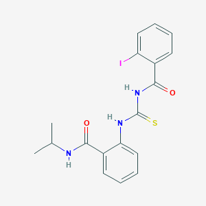 2-({[(2-iodobenzoyl)amino]carbothioyl}amino)-N-isopropylbenzamide