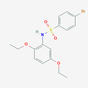 molecular formula C16H18BrNO4S B3179892 4-bromo-N-(2,5-diethoxyphenyl)benzenesulfonamide CAS No. 1024505-63-2