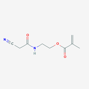 molecular formula C9H12N2O3 B3179894 2-(2-Cyanoacetamido)ethyl methacrylate CAS No. 1031820-10-6
