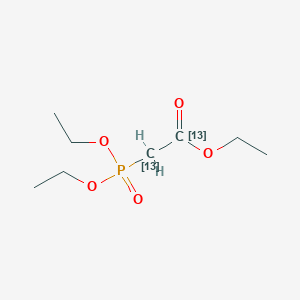 molecular formula C8H17O5P B031799 Triethyl phosphonoacetate-13C2 CAS No. 100940-60-1