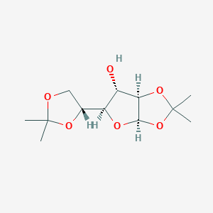 molecular formula C12H20O6 B3179916 1,2:5,6-Di-o-isopropylidene-alpha-d-galactofuranose CAS No. 10368-86-2