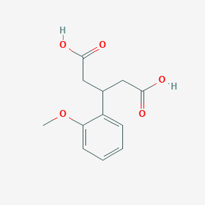 molecular formula C12H14O5 B3179923 3-(2-Methoxy-phenyl)-glutaric acid CAS No. 105338-50-9