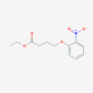 molecular formula C12H15NO5 B3179948 Ethyl 4-(2-nitrophenoxy)butanoate CAS No. 112290-15-0