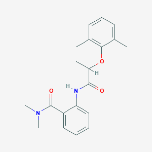 2-{[2-(2,6-dimethylphenoxy)propanoyl]amino}-N,N-dimethylbenzamide