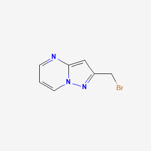 molecular formula C7H6BrN3 B3179973 2-(Bromomethyl)pyrazolo[1,5-A]pyrimidine CAS No. 1159981-99-3