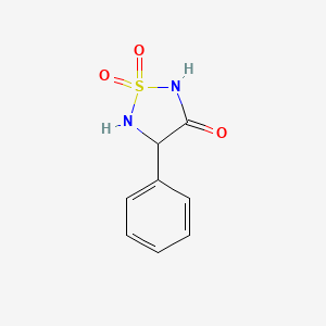 molecular formula C8H8N2O3S B3180000 4-Phenyl-1,2,5-thiadiazolidin-3-one 1,1-dioxide CAS No. 120991-36-8