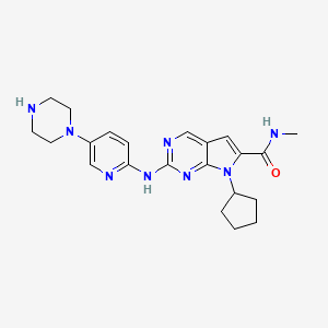 molecular formula C22H28N8O B3180018 Unii-dhw0CP4K4J CAS No. 1211441-59-6