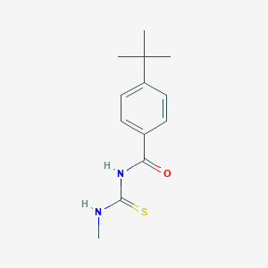 molecular formula C13H18N2OS B318004 4-tert-butyl-N-(methylcarbamothioyl)benzamide 