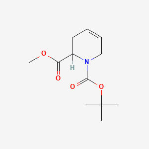 molecular formula C12H19NO4 B3180053 1-Tert-butyl 2-methyl 2,3-dihydropyridine-1,2(6H)-dicarboxylate CAS No. 1228430-37-2