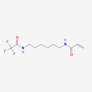molecular formula C11H17F3N2O2 B3180060 N-(6-(2,2,2-trifluoroacetamido)hexyl)acrylamide CAS No. 124022-79-3