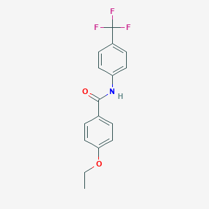 molecular formula C16H14F3NO2 B318009 4-ethoxy-N-[4-(trifluoromethyl)phenyl]benzamide 