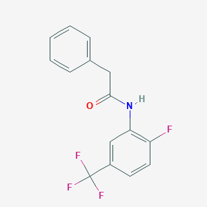 N-[2-fluoro-5-(trifluoromethyl)phenyl]-2-phenylacetamide