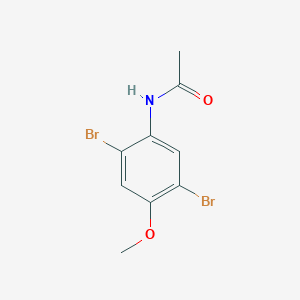 molecular formula C9H9Br2NO2 B3180104 N-(2,5-dibromo-4-methoxyphenyl)acetamide CAS No. 129319-11-5