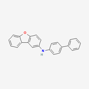 molecular formula C24H17NO B3180107 N-[1,1'-biphenyl]-4-yl-2-Dibenzofuranamine CAS No. 1300028-94-7