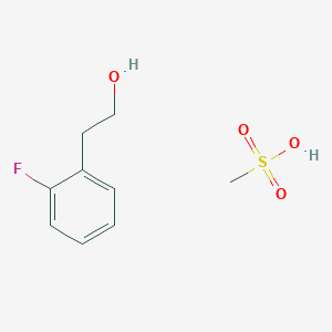 molecular formula C9H13FO4S B3180128 Benzeneethanol, 2-fluoro-, methanesulfonate CAS No. 130680-89-6