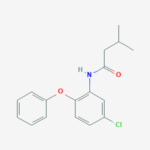 N-(5-chloro-2-phenoxyphenyl)-3-methylbutanamide