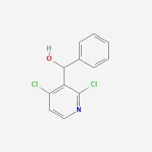 molecular formula C12H9Cl2NO B3180176 (2,4-Dichloropyridin-3-yl)(phenyl)methanol CAS No. 134031-17-7