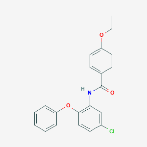 molecular formula C21H18ClNO3 B318021 N-(5-chloro-2-phenoxyphenyl)-4-ethoxybenzamide 