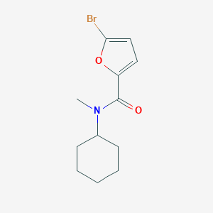 molecular formula C12H16BrNO2 B318022 5-bromo-N-cyclohexyl-N-methylfuran-2-carboxamide 