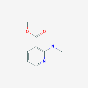 molecular formula C9H12N2O2 B3180238 Methyl 2-(dimethylamino)pyridine-3-carboxylate CAS No. 1378907-62-0