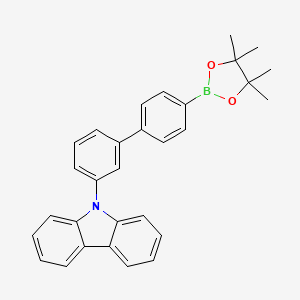 9-(4'-(4,4,5,5-Tetramethyl-1,3,2-dioxaborolan-2-yl)-[1,1'-biphenyl]-3-yl)-9H-carbazole