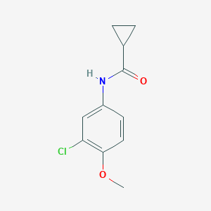 N-(3-chloro-4-methoxyphenyl)cyclopropanecarboxamide