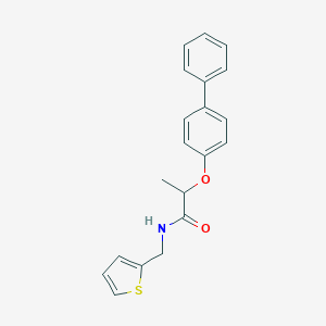 2-([1,1'-biphenyl]-4-yloxy)-N-(2-thienylmethyl)propanamide