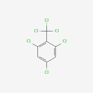 molecular formula C7H2Cl6 B3180289 1,3,5-Trichloro-2-(trichloromethyl)benzene CAS No. 14379-95-4