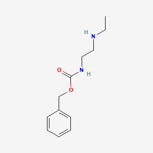 molecular formula C12H18N2O2 B3180333 Benzyl 2-(ethylamino)ethylcarbamate CAS No. 148088-82-8