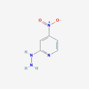 molecular formula C5H6N4O2 B3180339 2-Hydrazinyl-4-nitropyridine CAS No. 148750-01-0
