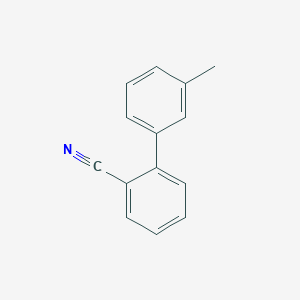 molecular formula C14H11N B3180350 2-(3-Methylphenyl)benzonitrile CAS No. 153959-55-8