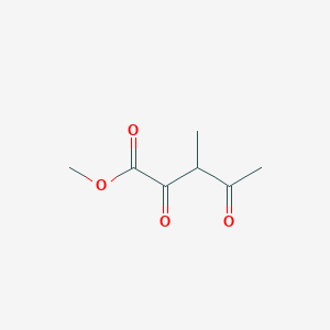 molecular formula C7H10O4 B3180356 Methyl 3-methyl-2,4-dioxopentanoate CAS No. 1549305-15-8
