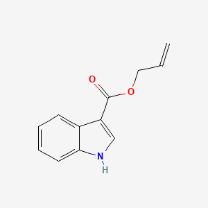 molecular formula C12H11NO2 B3180363 1H-吲哚-3-羧酸烯丙酯 CAS No. 155624-20-7