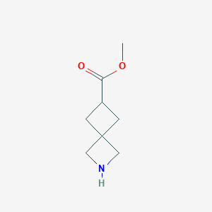 molecular formula C8H13NO2 B3180395 Methyl 2-Azaspiro[3.3]heptane-6-carboxylate CAS No. 1607014-48-1