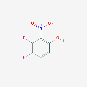 molecular formula C6H3F2NO3 B3180436 3,4-Difluoronitro phenol CAS No. 1674367-14-6