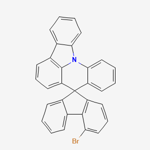 molecular formula C31H18BrN B3180446 4-Bromo-spiro[9H-fluorene-9,8'-[8H]indolo[3,2,1-de]acridine] CAS No. 1696396-77-6