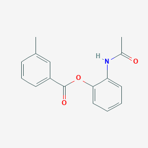 2-(Acetylamino)phenyl 3-methylbenzoate
