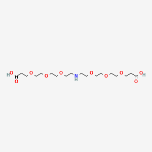molecular formula C18H35NO10 B3180496 Acid-apeg6-acid CAS No. 1814901-04-6
