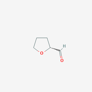 molecular formula C5H8O2 B3180636 (2R)-tetrahydrofuran-2-carbaldehyde CAS No. 22170-11-2