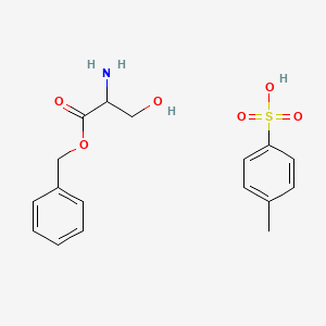 molecular formula C17H21NO6S B3180638 DL-丝氨酸苄酯对甲苯磺酸盐 CAS No. 222739-29-9