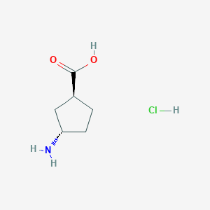 (1S,3S)-3-Aminocyclopentanecarboxylic acid hydrochloride