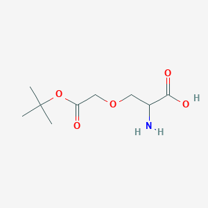 molecular formula C9H17NO5 B3180644 2-Amino-3-[2-(tert-butoxy)-2-oxoethoxy]propanoic Acid CAS No. 2250244-27-8