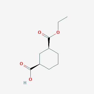 (1r,3s)-3-(Ethoxycarbonyl)cyclohexanecarboxylic acid