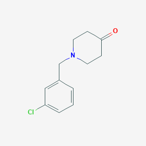 molecular formula C12H14ClNO B3180678 1-(3-Chlorobenzyl)piperidin-4-one CAS No. 247206-81-1