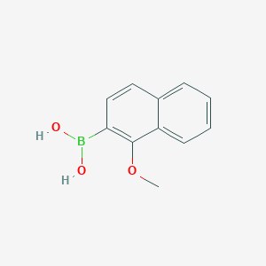molecular formula C11H11BO3 B3180694 1-Methoxynaphthalene-2-boronic acid CAS No. 252670-79-4