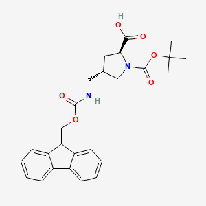 Boc-l-transpro(4-ch2nh-fmoc)