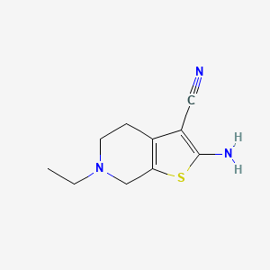 2-Amino-6-ethyl-4,5,6,7-tetrahydrothieno[2,3-c]pyridine-3-carbonitrile