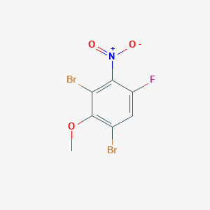 1,3-Dibromo-5-fluoro-2-methoxy-4-nitrobenzene