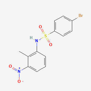 4-bromo-N-(2-methyl-3-nitrophenyl)benzenesulfonamide