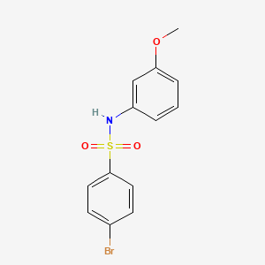 4-bromo-N-(3-methoxyphenyl)benzenesulfonamide